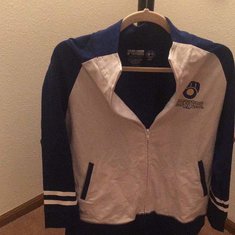Team Brewers Zip up Jacket